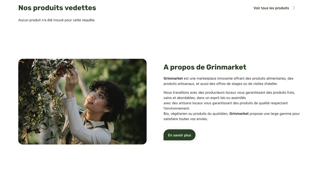 GrinMarket - Boutique