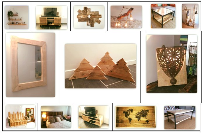 Richard coeur de bois et Huguette la palette – Mobilier