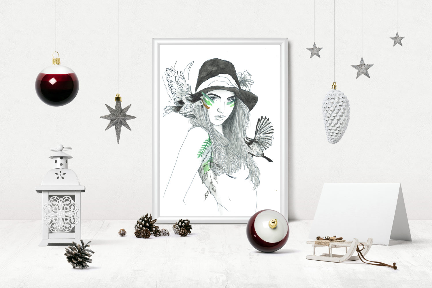 C.Miedzinski –  Illustrations féminines, ethniques et symboliques