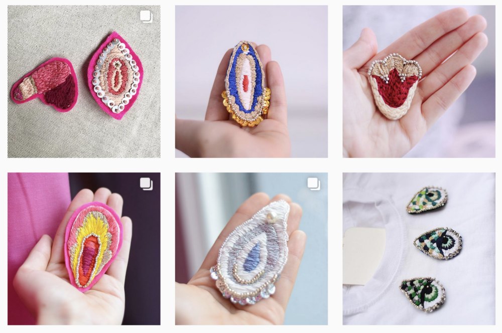 Le Mot Rose – Bijoux brodés féminins