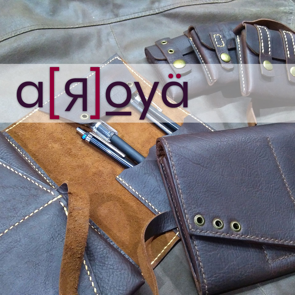 AJOYA – Cuir, laine et pierres semi-précieuses