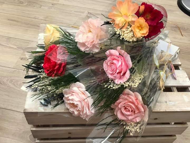 Marie Créa Flore – Fleurs, bouquets et plantes verte en papier crépon