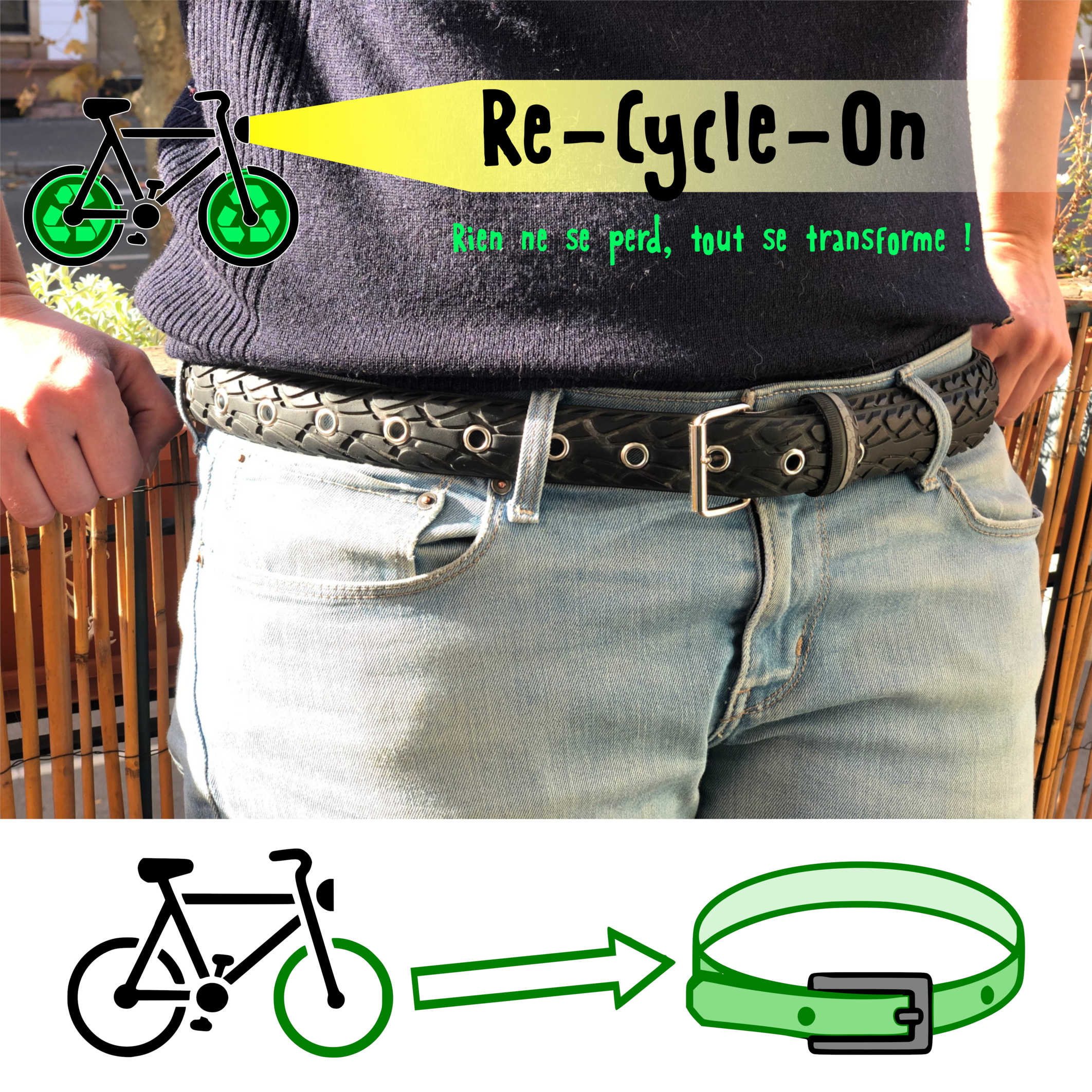 Re-Cycle-On – Accessoires upcyclés