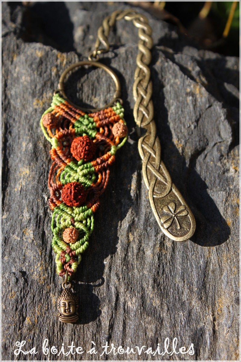 La boite à trouvailles – Bijoux en macramé