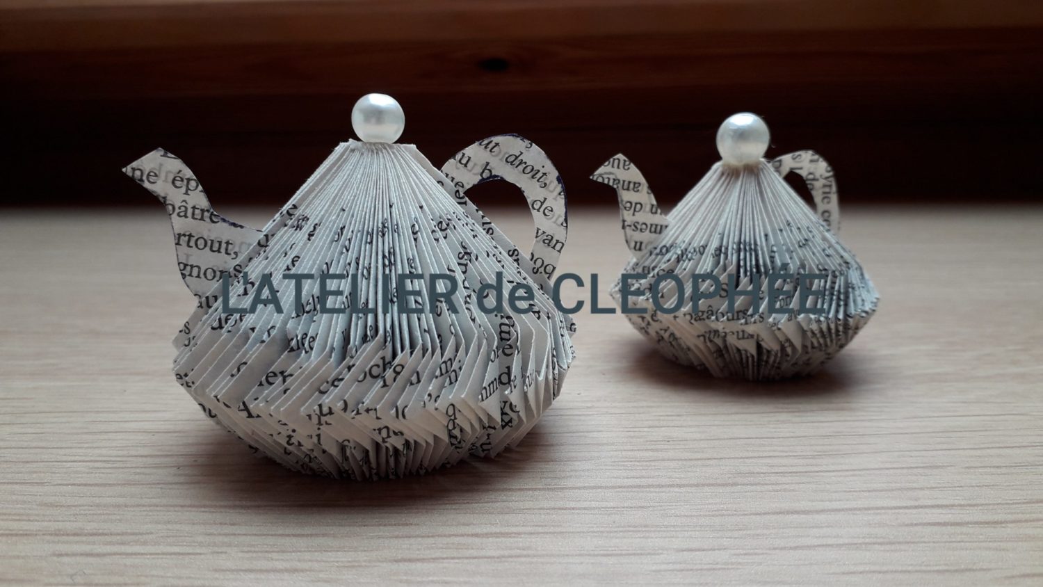 L’atelier de Cléophée – Sculpture sur livre