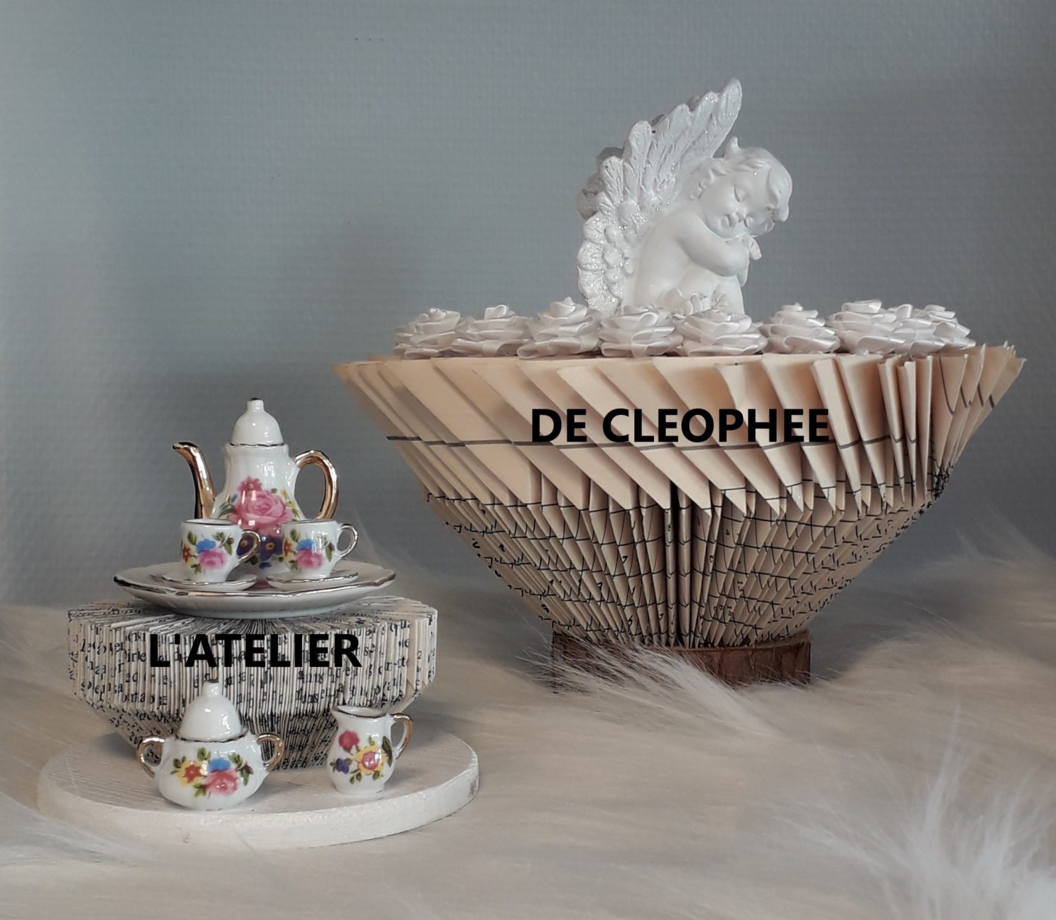 L’atelier de Cléophée – Sculpture sur livre