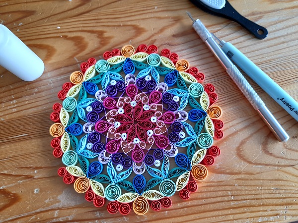 Coeur de spirales – Quilling