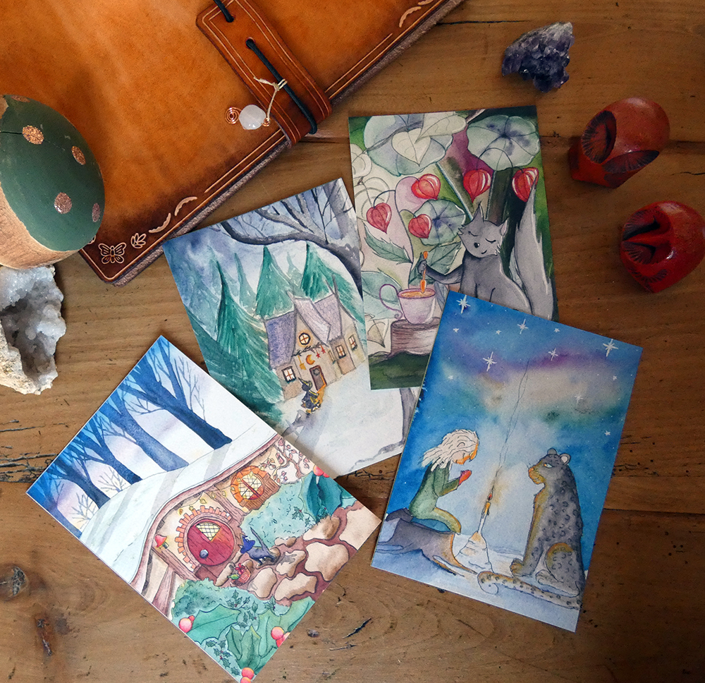 La Panthère loir –  Illustrations féeriques à l’aquarelle