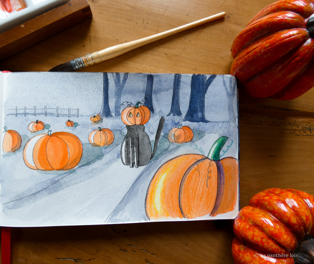 La Panthère loir –  Illustrations féeriques à l’aquarelle