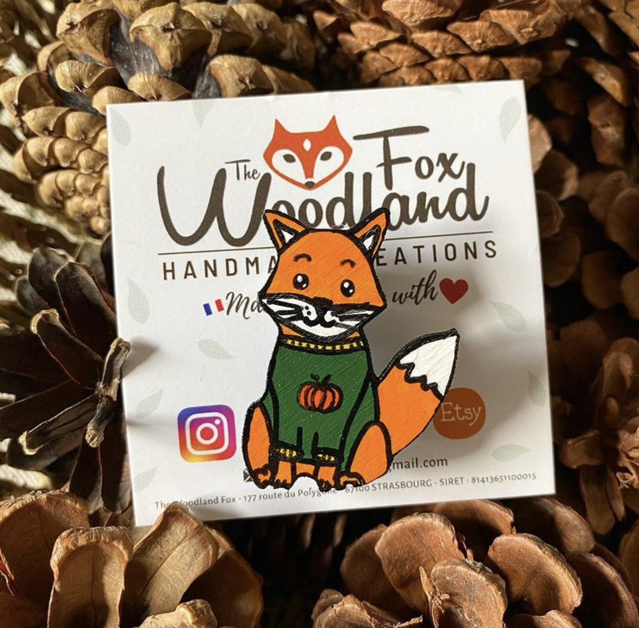 The Woodland Fox – Créations en bois