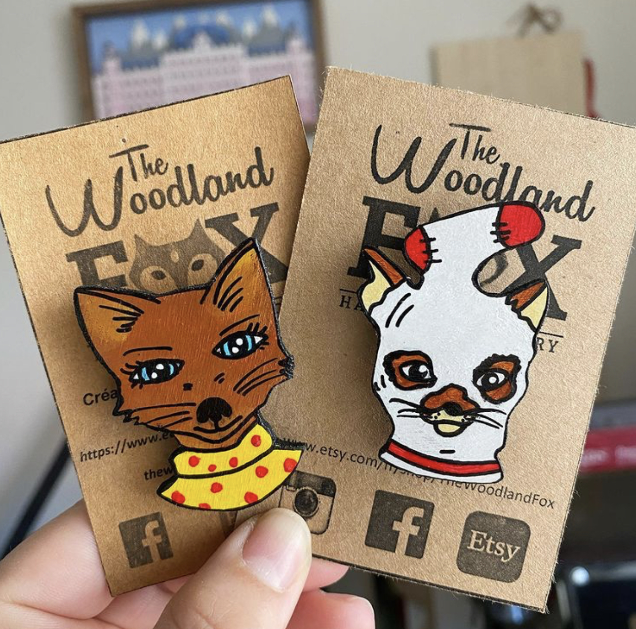 The Woodland Fox – Créations en bois