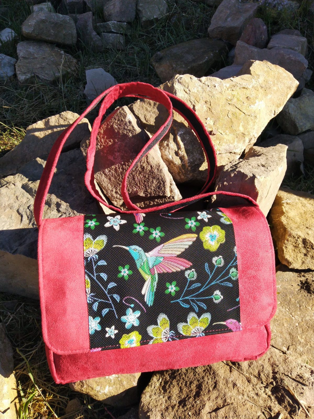 Jaune turquoise et rouge citron – Artiste couturière