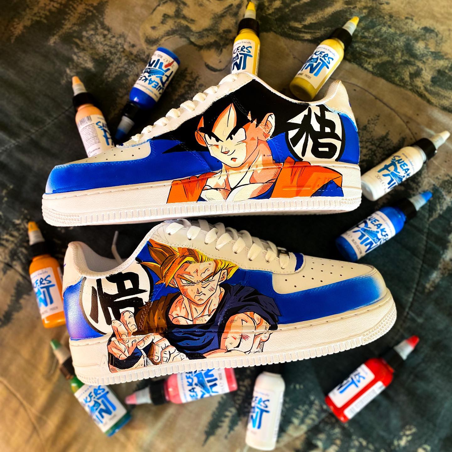 Kit Personalizzazione SneakArts – 6 Colori, Smalto Opaco E Pennelli Per Decorare Sneakers E Pelle
