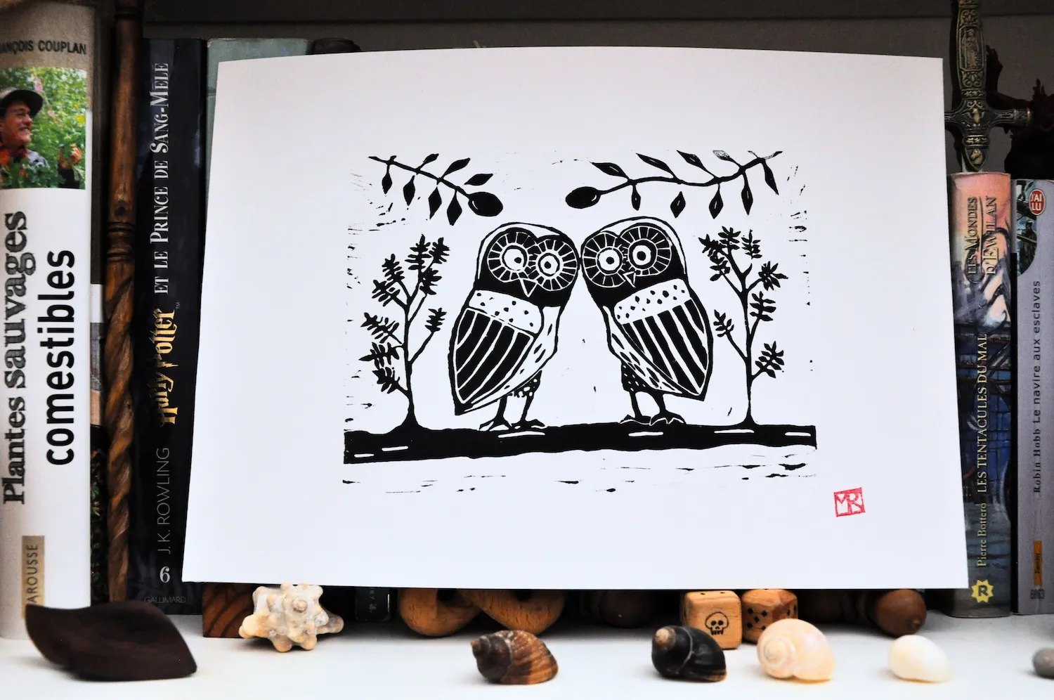 Grave Chouette – Gravure