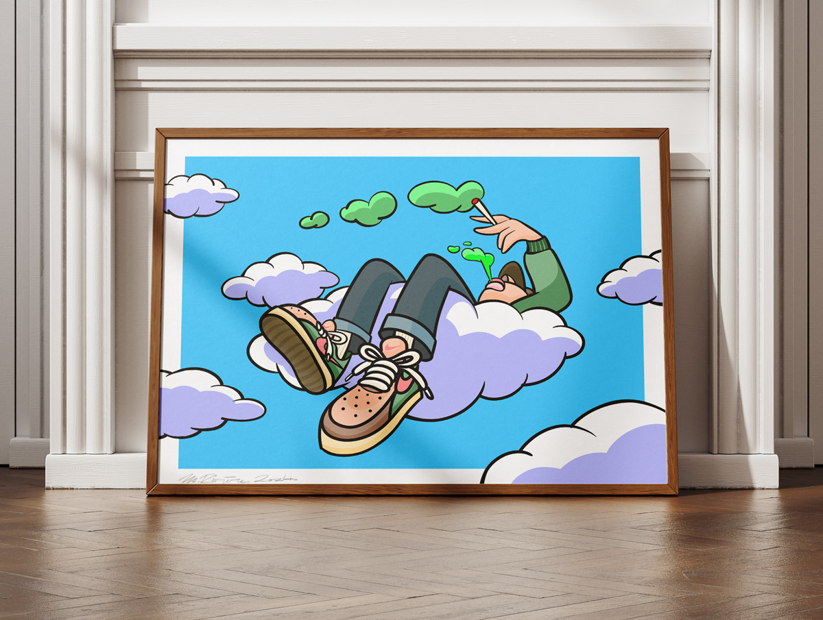 Monsieur Rivière – Illustration / marqueterie
