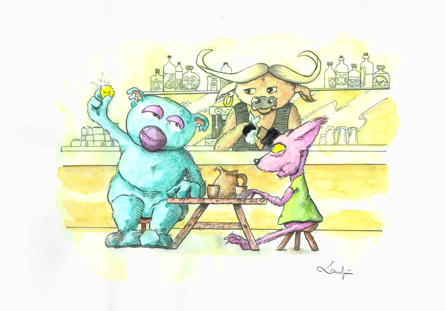 Lawrence Kouritz – Illustration