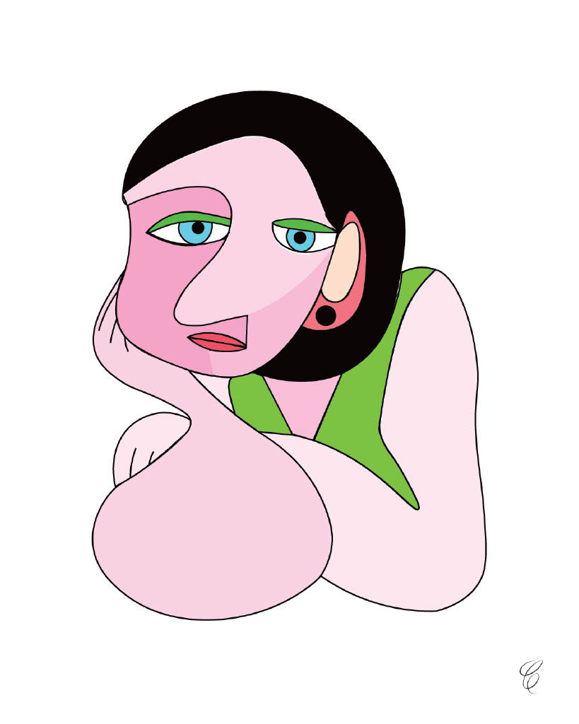 Nuances et courbes – Illustration