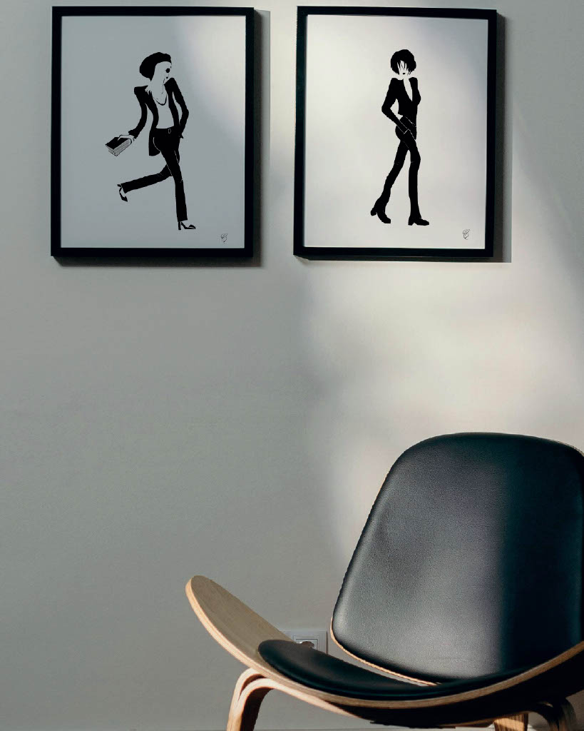 Nuances et courbes – Illustration