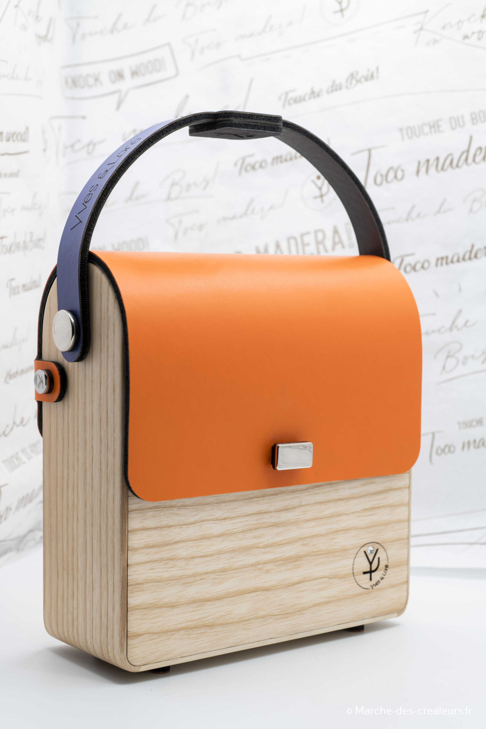 Yves & Loré – Sacs en bois interchangeables