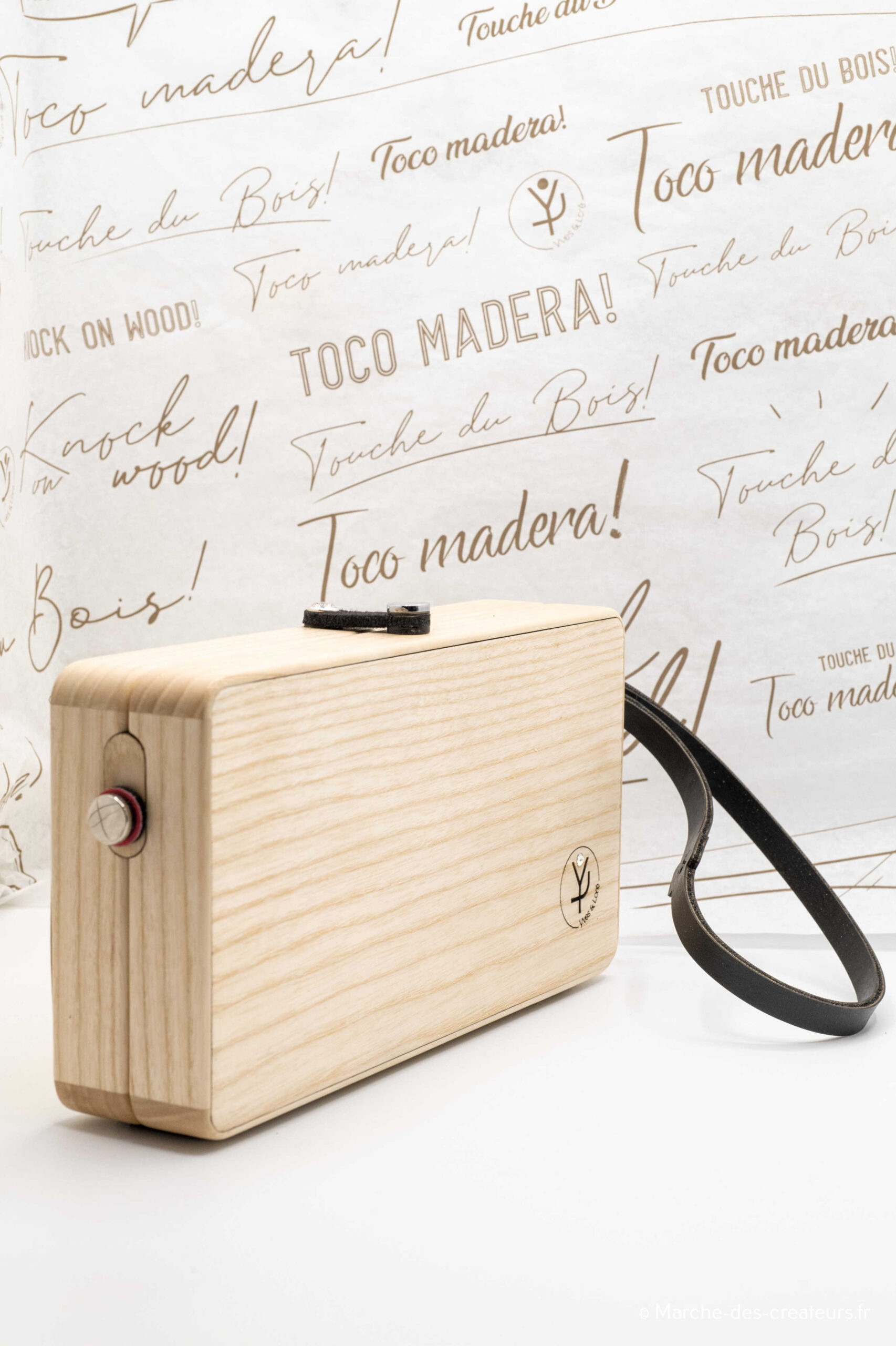 Yves & Loré – Sacs en bois interchangeables