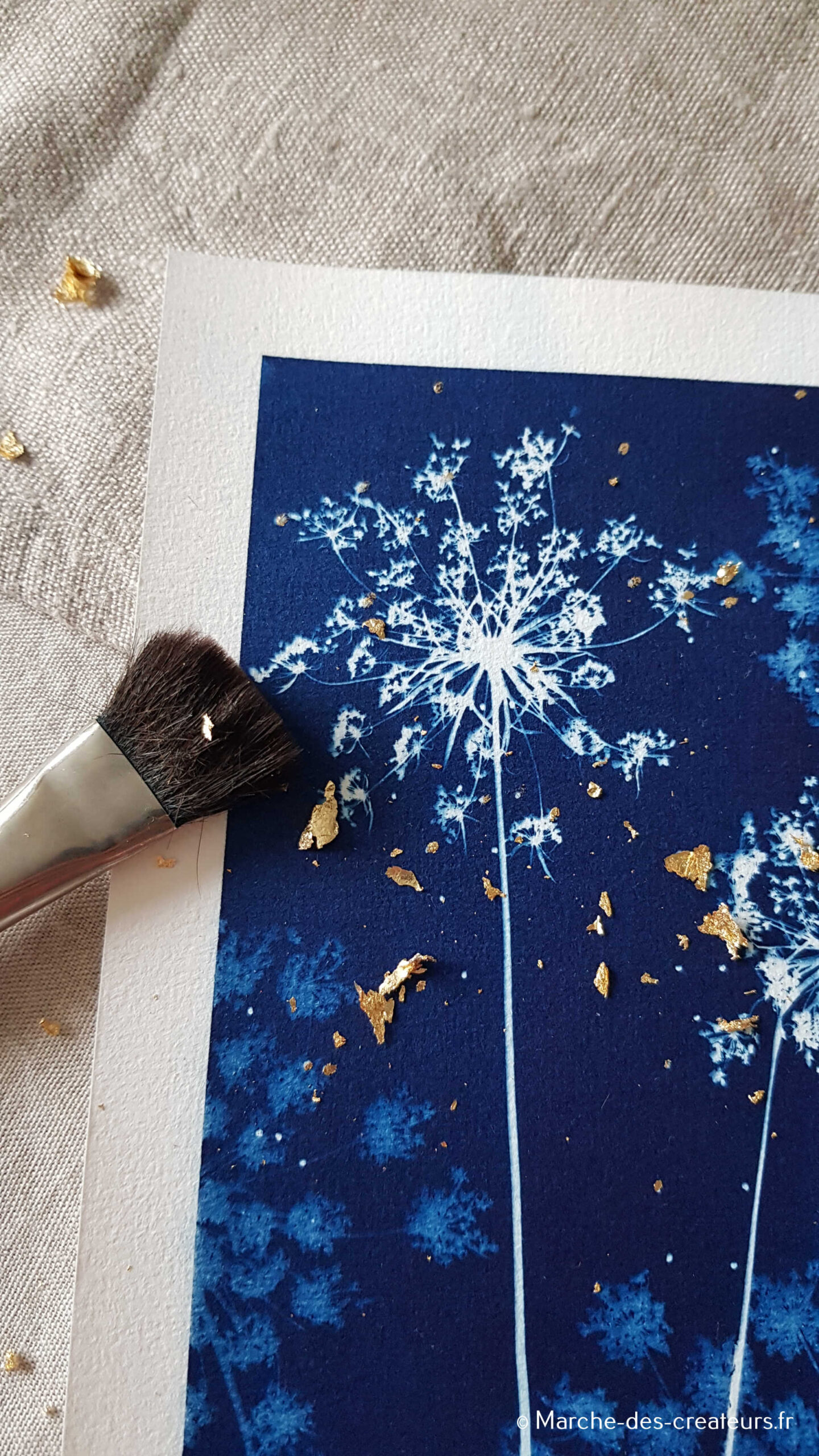 Le chant des lucioles – Cyanotype