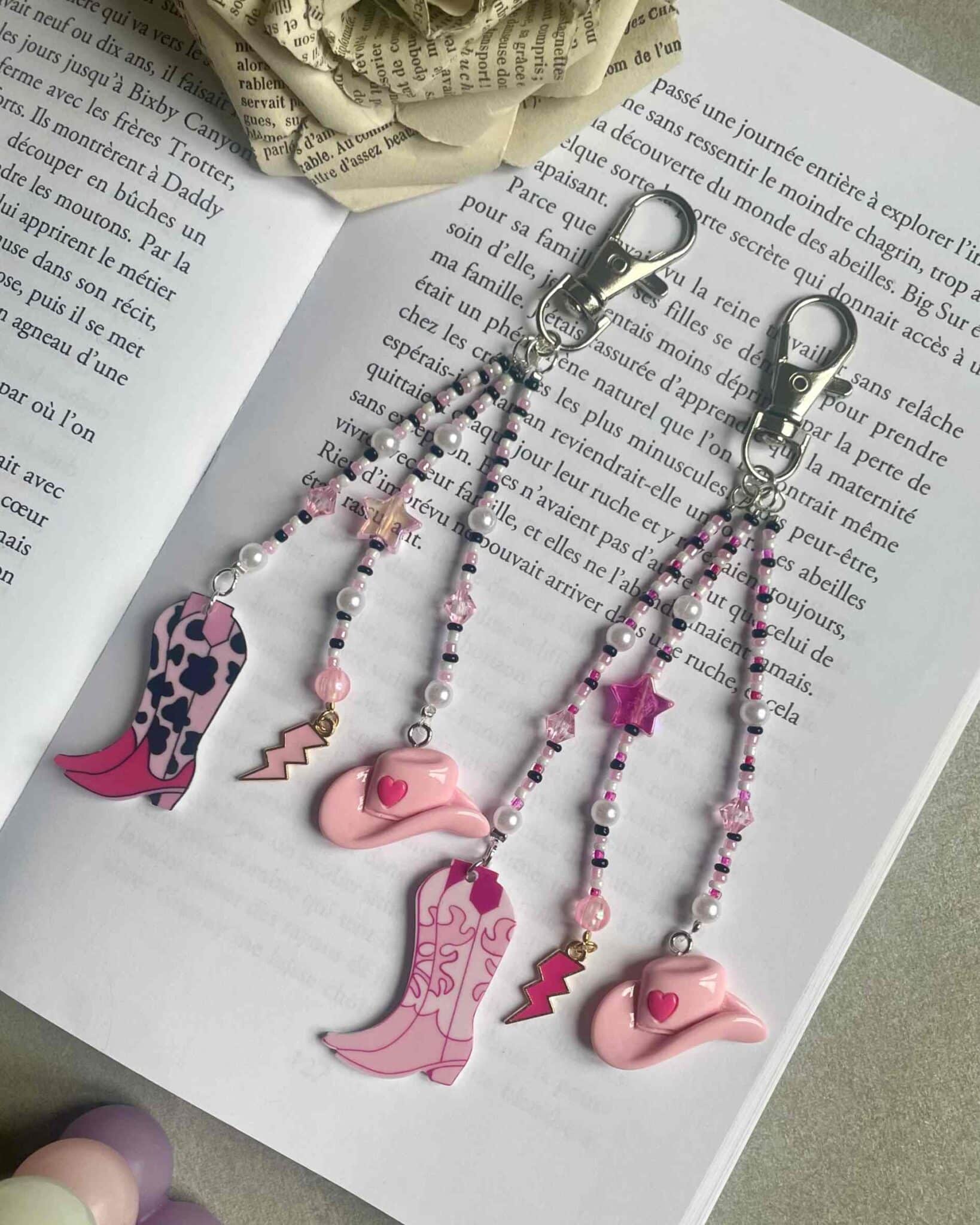 Pages en perles – Accessoires pour livres