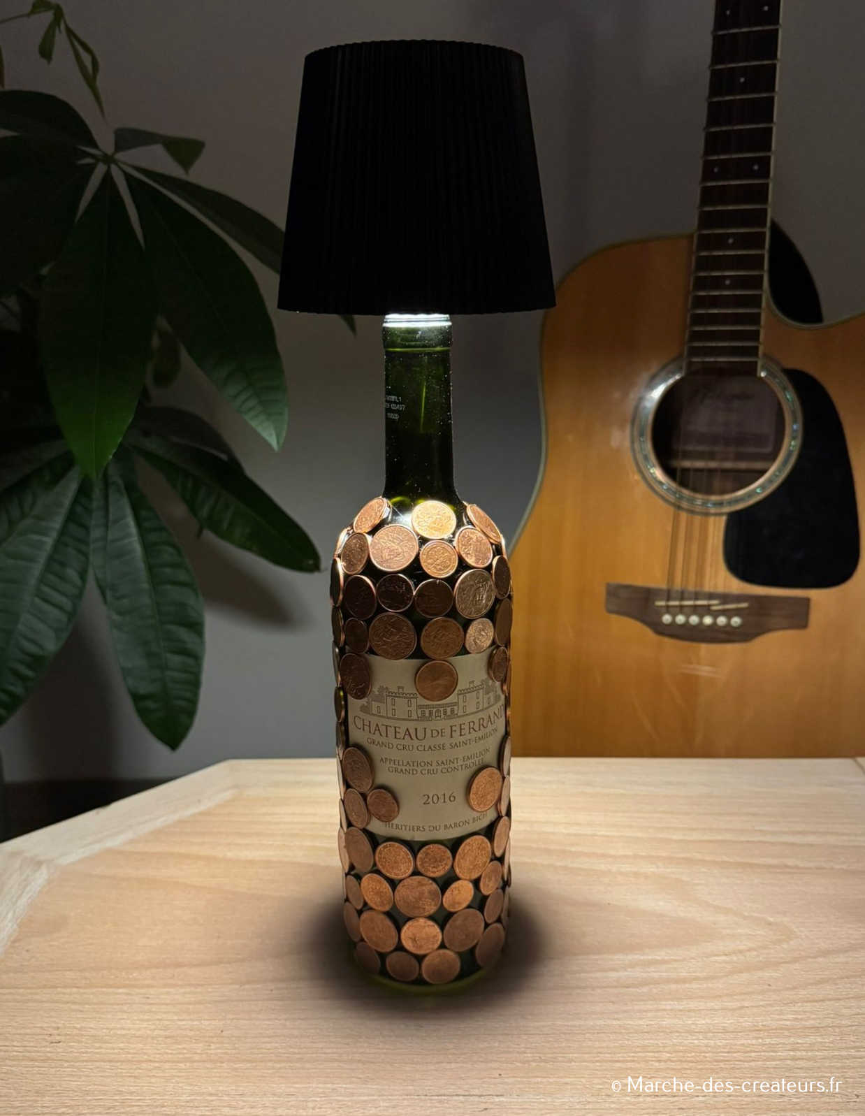 Bouteille nocturne – Luminaires