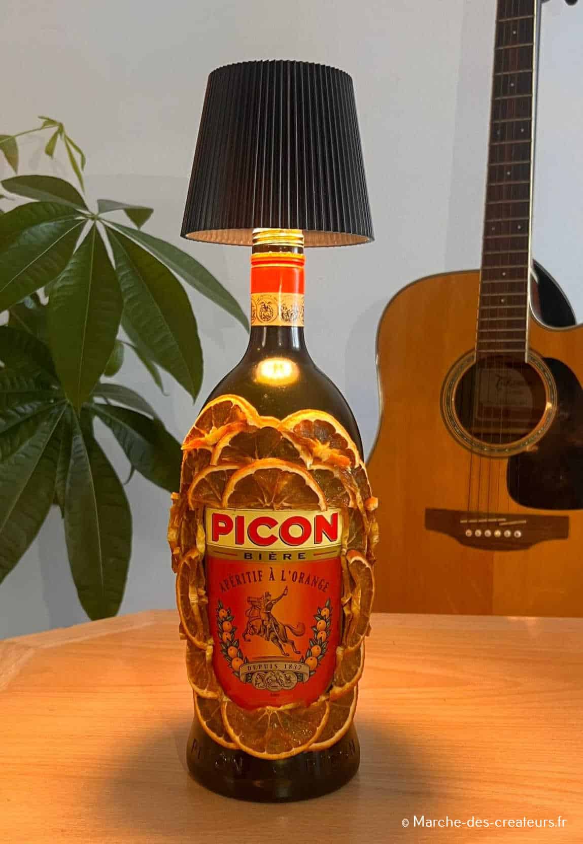 Bouteille nocturne – Luminaires