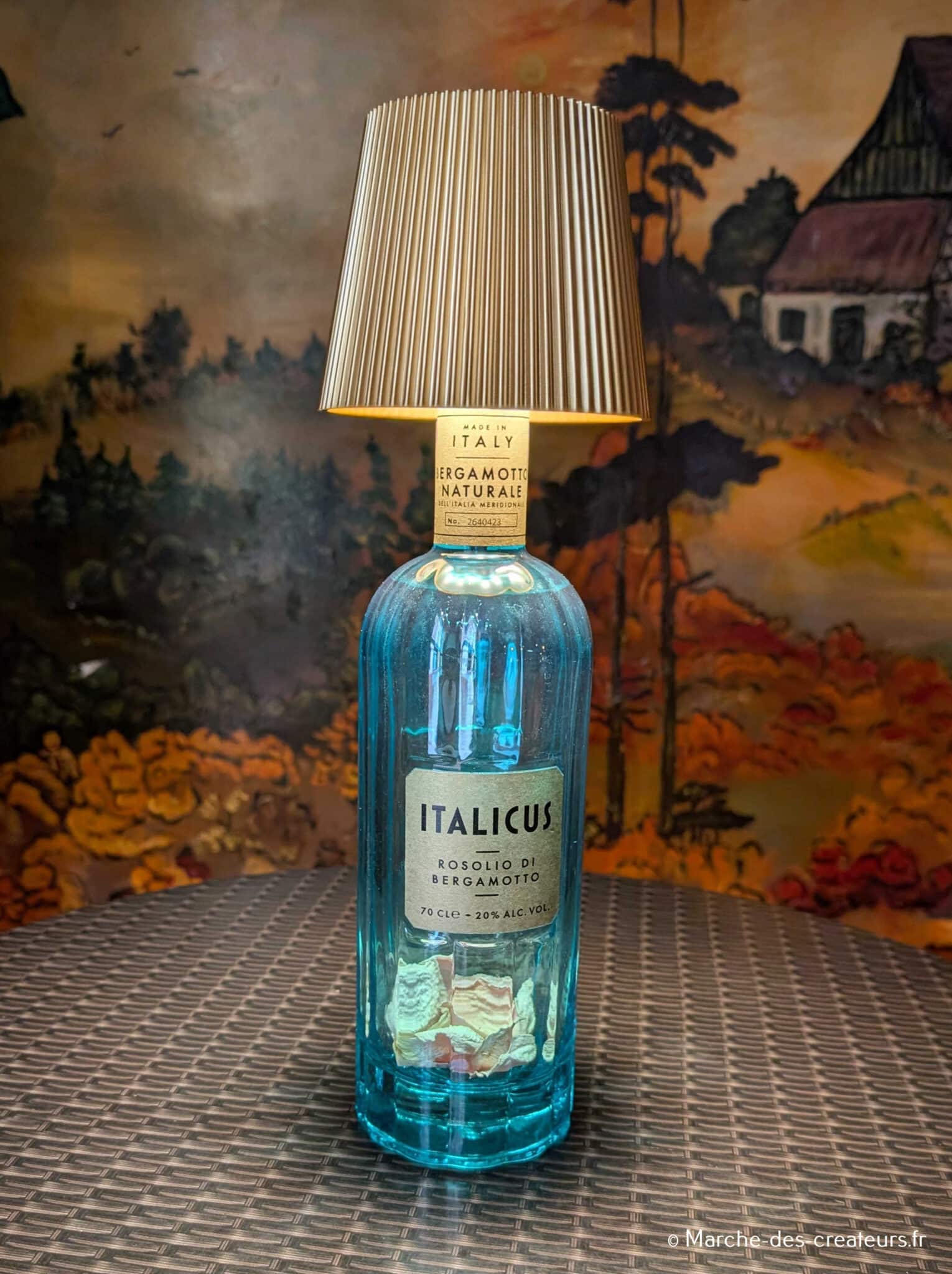 Bouteille nocturne – Luminaires